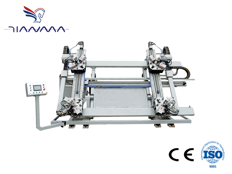 鋁門窗數(shù)控四頭組角機