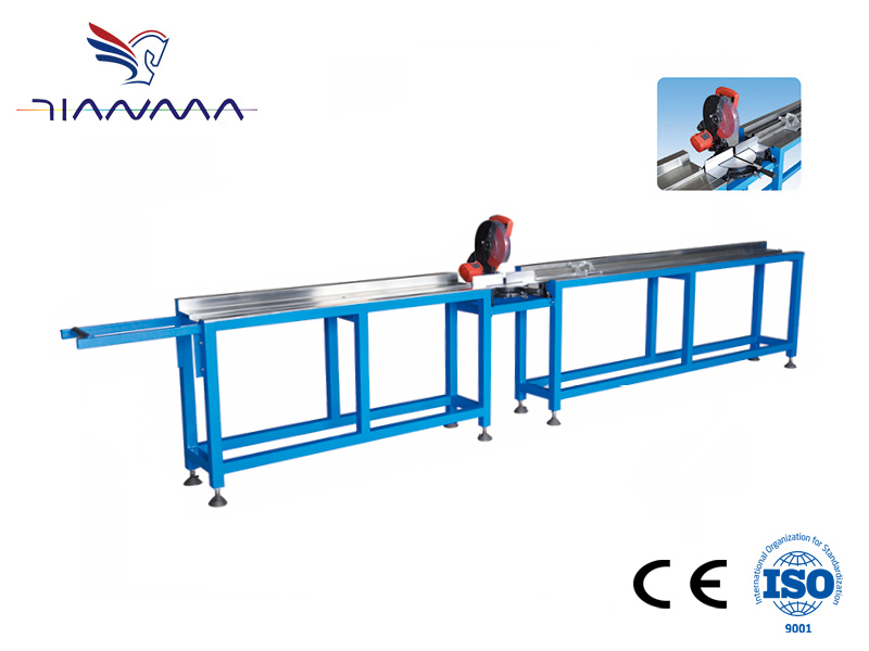 Aluminum spacing bar cutting machine